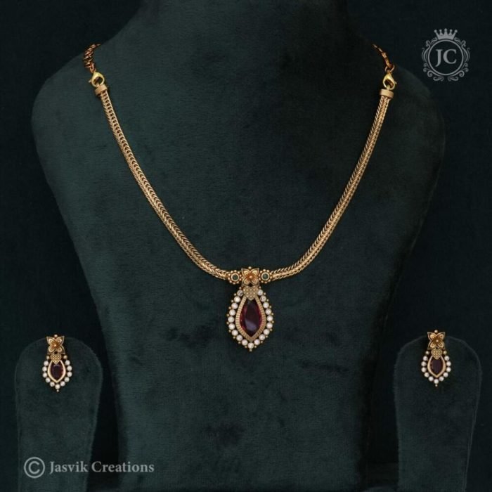 449 Premium Palaka Necklace- JCNL449 - 550