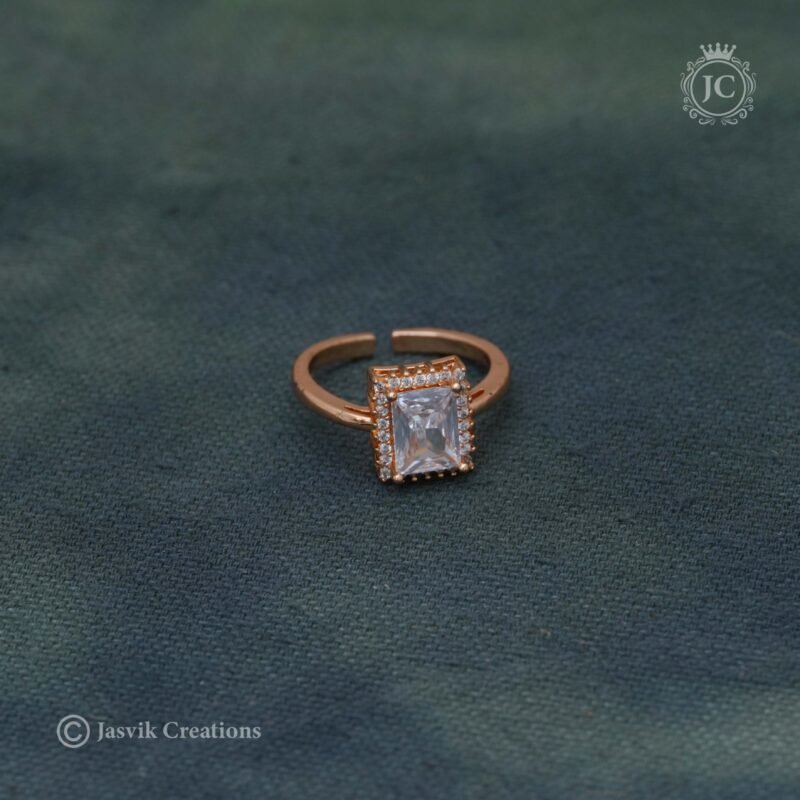 Adjustable-Rose-Gold-ring - JCFR045 - Image 2