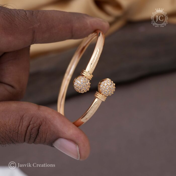 46 MicroPlated AD Openable Bracelet ( Multi ) - JCBT046 199 (4)