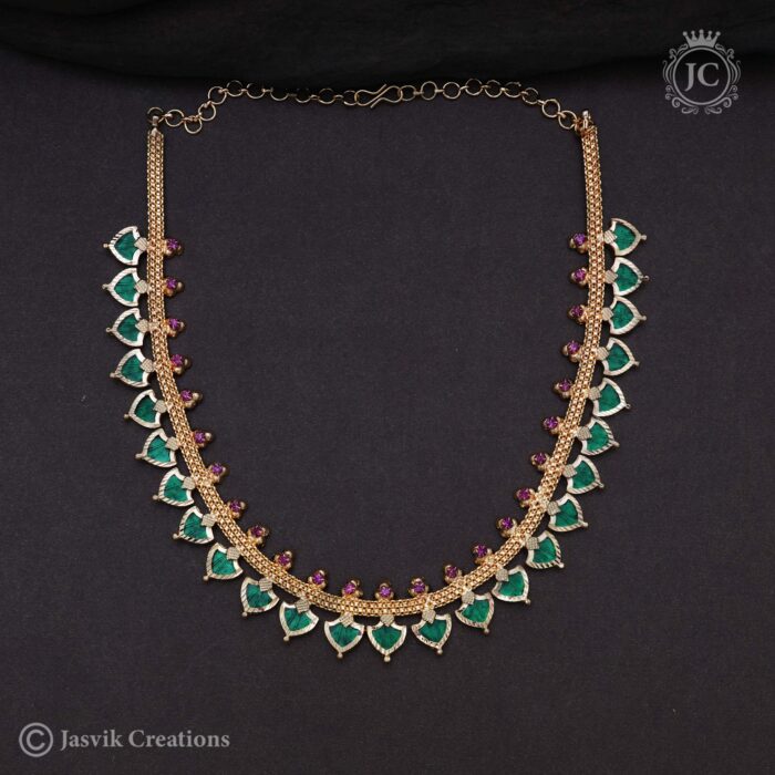 460 Microplated-Palak-Necklace- JCNL460--1099-(3)