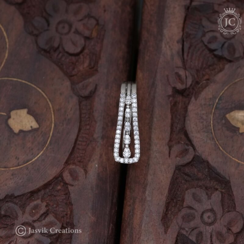 Adjustable-Silver-Finish-ring - JCFR047 - Image 2
