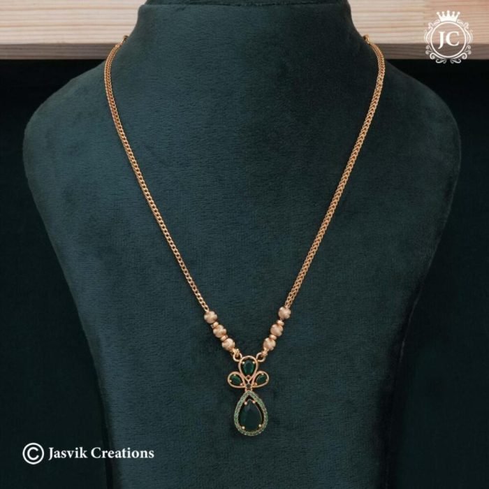 476 Micro Plated simple Necklace - JCNL476 - 450 (5)