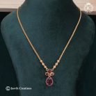 477 Micro Plated simple Necklace - JCNL477 - 450 (6)