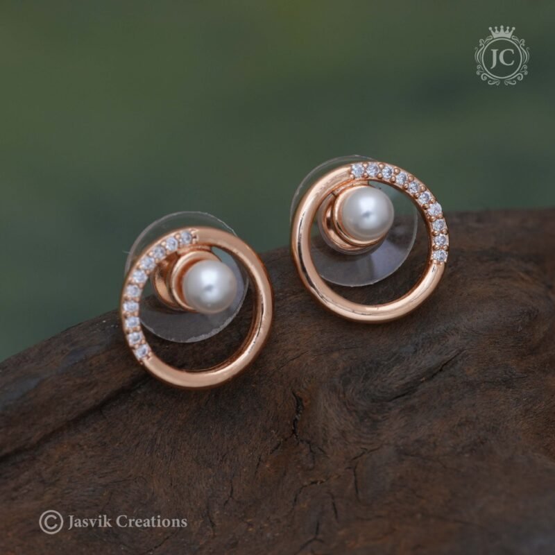 Rose Gold Ear Ring - JCRG057