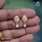 60 Rose Gold Multi Stone Ear Ring - JCRG060 - 130 (3)