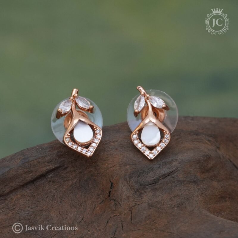 Rose Gold Ear Rings - JCRG061