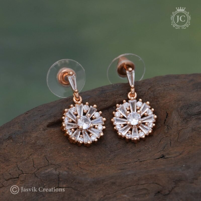 Rose Gold Ear Rings - JCRG063
