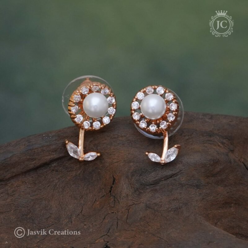 Rose Gold Ear Ring - JCRG064