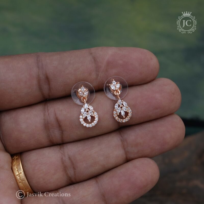 Rose Gold Ear Rings - JCRG067