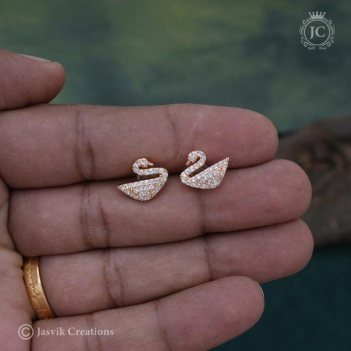 72 Rose Gold Ear Ring -JCRG072 (6)