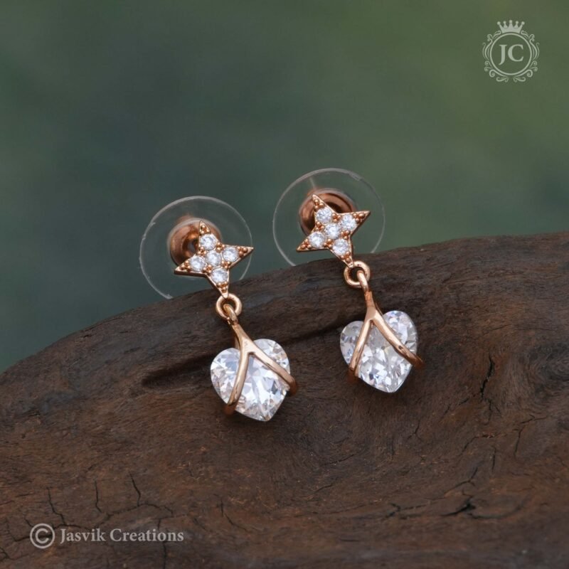 Rose Gold Ear Ring - JCRG073