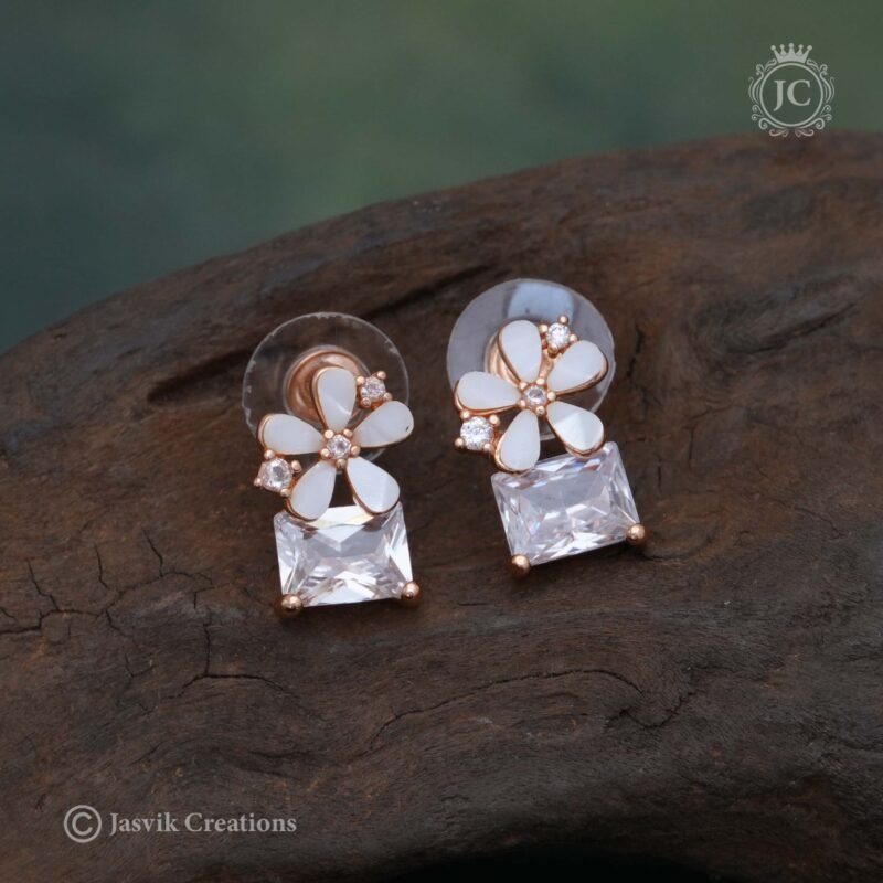 Rose Gold Ear Rings - JCRG075