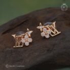 78 Rose Gold Ear Rings - JCRG078-140 (2)