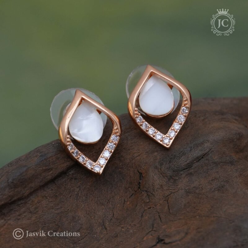 Rose Gold Ear Rings - JCRG081