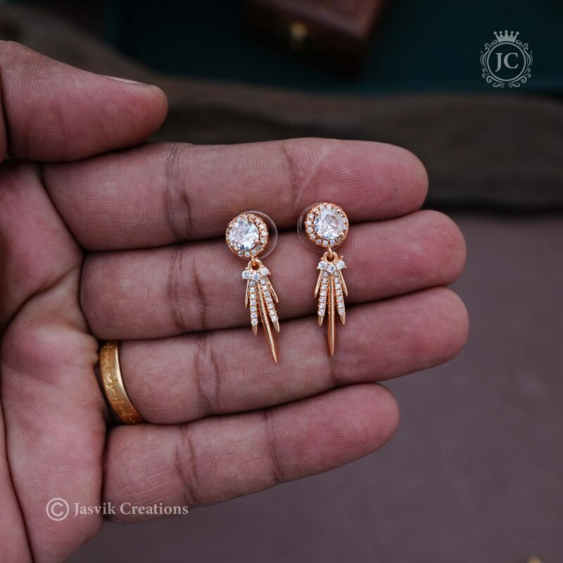 Rose-Gold-Ear-Ring - JCRG097 - Image 2