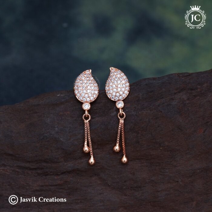 98 Rose Gold Ear ring- JCRG098 130