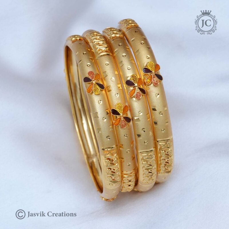 Real Gold Look Forming Bangle -  JCBN172