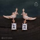 100 Rose Gold PArrot Ear rings - JCRG100 140 (2)
