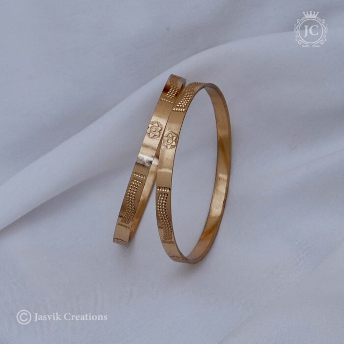 199 Pure-Impon-Flower-Pattern-Bangle- JCBN199 --299-(3)