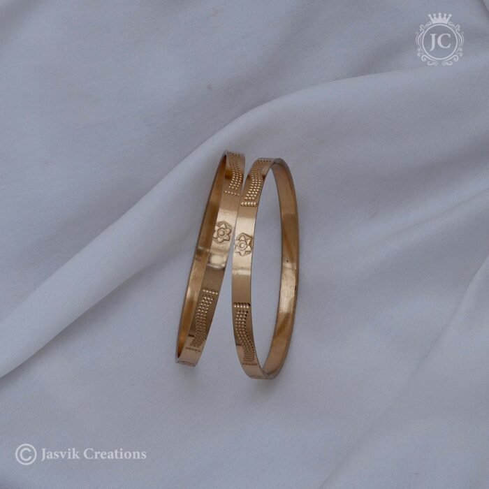 199 Pure-Impon-Flower-Pattern-Bangle- JCBN199 --299-(4)