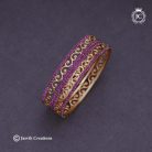 217 S Pattern BAngle Rani Pink - JCBN217 - 150 (3)