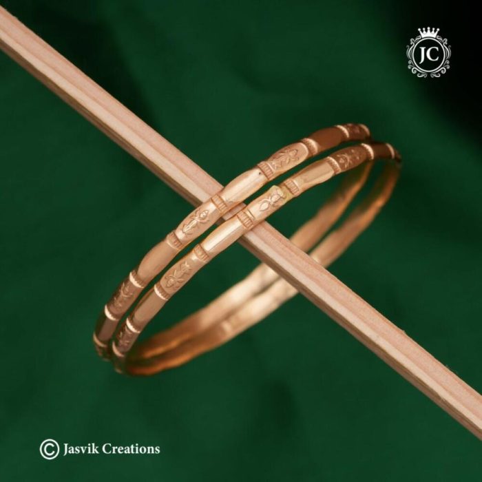 222 Impon Lakshmi Plain Bangle ( Without Polish) – JCBN222 -299 (3)