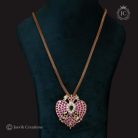 353 Peacock Heart Dollaar White Chain JCCH353 - 899 24 999 30 (2)