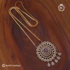 370 Real Diamond Look Antique Dollar with Micro Chain - JCCH370 24 1250 1350 30 (4)