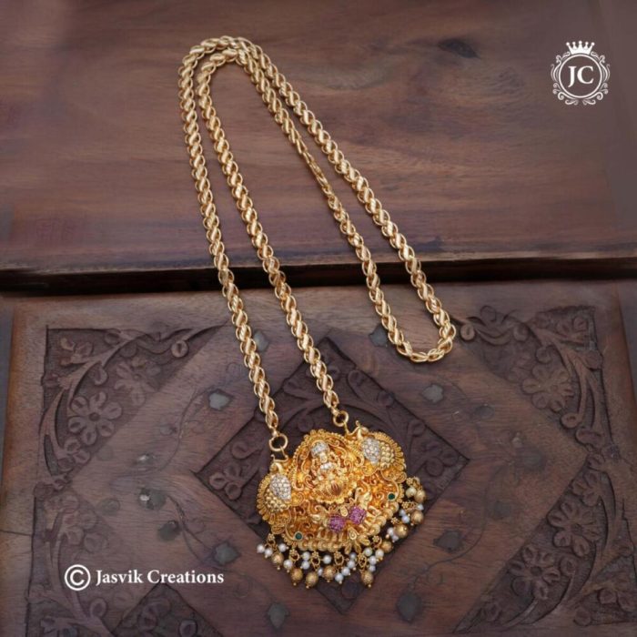 373 Premium Antique Dollar with Micro Gold Chain- JCCH373 - 1199 30 Inch (16)