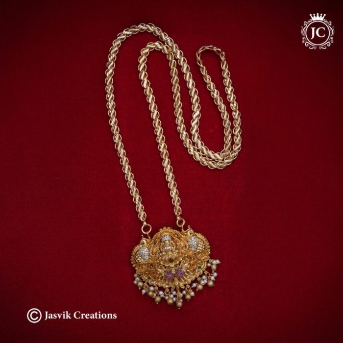 373 Premium Antique Dollar with Micro Gold Chain- JCCH373 - 1199 30 Inch (17)