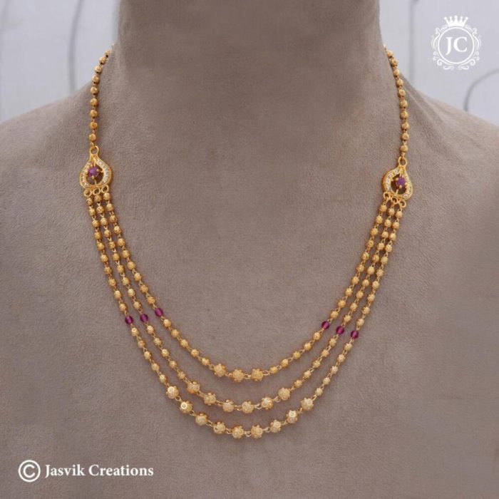 386 Micro plated LAyer Ball Chain - JCCH386 - 450 (2)