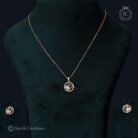 393 Rose Gold Short Chain - JCCH393 -250 (3)