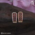 448 Micro-Plated-AD-J-type-Ear-Rings(-Multi-)- JCER448-170 (1)