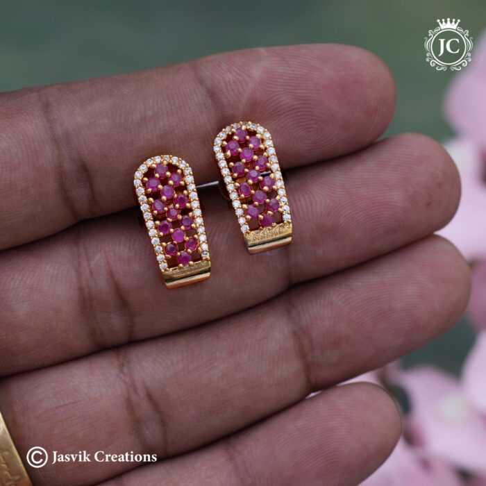 449 Micro-Plated-AD-J-type-Ear-Rings-(-Pink-White-JCER449 -)170 (1) 449 Micro-Plated-AD-J-type-Ear-Rings-(-Pink-White-JCER449 -)170 (1)