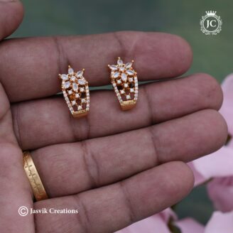 450 Micro-Plated-AD-J-type-Ear-Rings-(-White-)- JCER450 -170 (1)