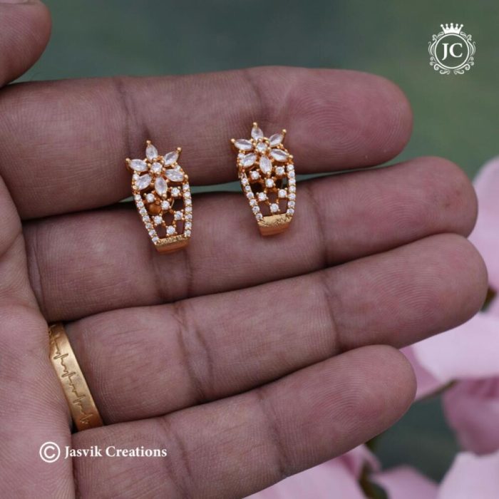 450 Micro-Plated-AD-J-type-Ear-Rings-(-White-)- JCER450 -170 (1)