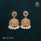 457 PRemium Antique jhumka JCER457- 299 (3)
