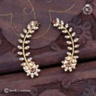 461 Premium-Antique-Ear-Cuff-Stud(-White-)--JCER461 -240-(3)