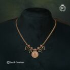 490 Microplated Pallak Lakshmi necklace- JCNL490 - 450 (2)