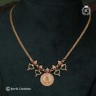 490 Microplated Pallak Lakshmi necklace- JCNL490 - 450 (3)