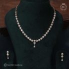 499 Micro Plated white Stone NEcklace – JCNL499-750 (2)
