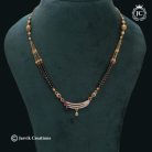503 Micro Plated Blask Beads With AD Pendent- JCNL503 - 350 (3)