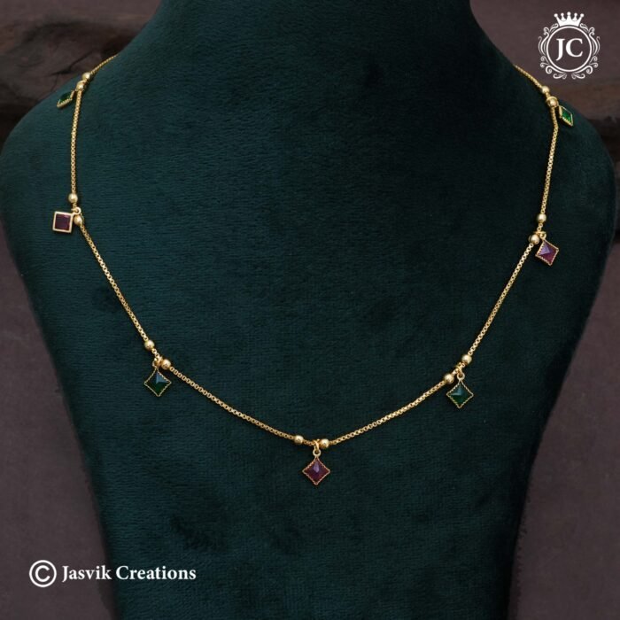 535 Simple Crystal NEcklace - 350 (3)