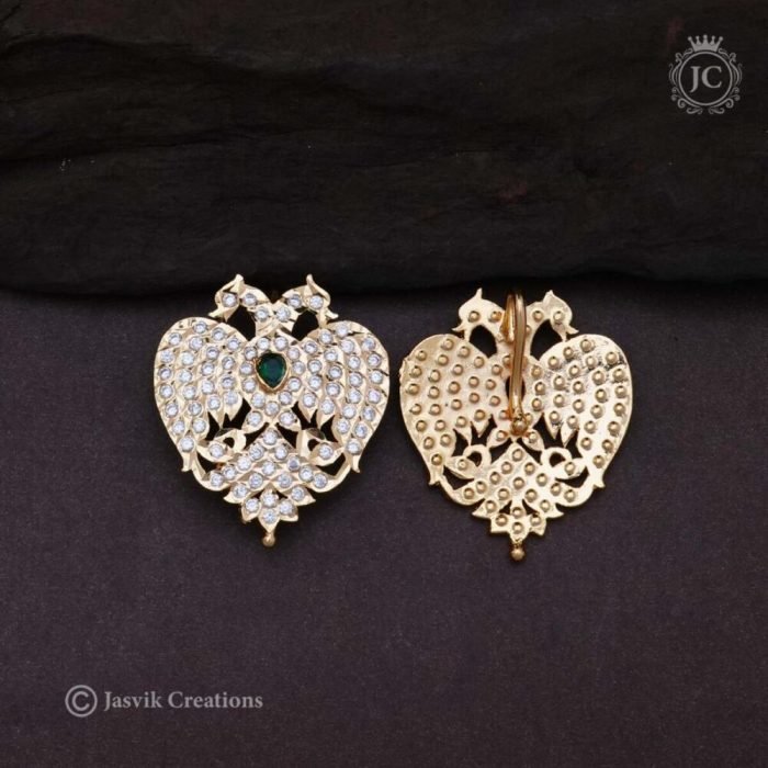 63 Impon Peacock HEart Dollar- JCPT063- 550