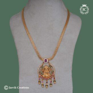 Microplated Lakshmi Haram - JCHM163
