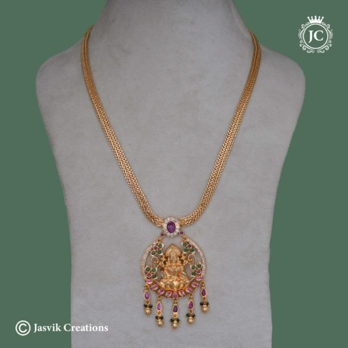 163 Micoplated Lakshmi Haram - JCHM163 =750 (2) 163 Micoplated Lakshmi Haram - JCHM163 =750 (2)
