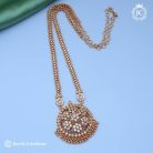 166 Microplated Wjite Pendent Stone Haram - JCHM166- 650 (2)