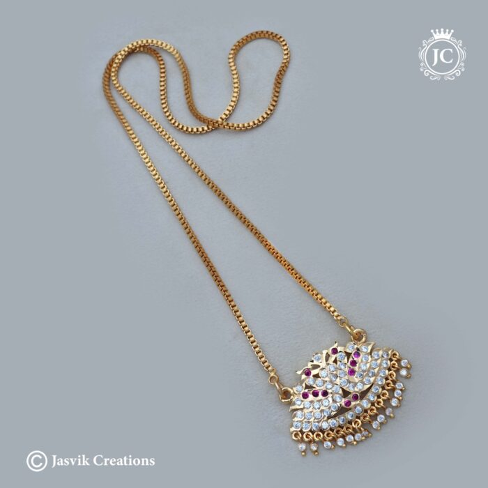 359 Double Swan Impon Dollar chain- JCCH359 - 24 Inch 650 24 750 30 (2)