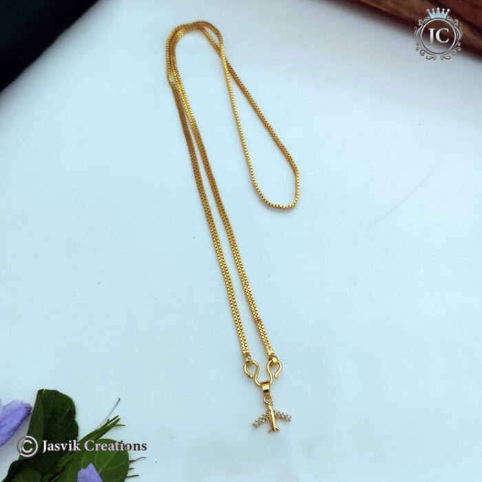 413 Aeroplane Simple Short Chain- JCCH413 - 250 copy