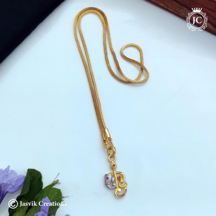 416 OHM Vinayagar DollarChain -- JCCH416 18 499 24 599 30 699 copy